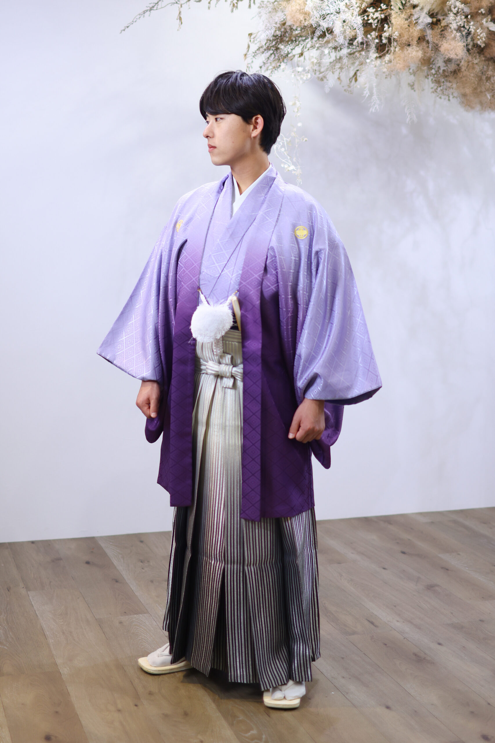 紋服　紫